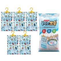 [스마트뽀송]물먹는뽀송 제습제 5개(일반형200g)