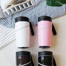 [알티피아] 라인 논슬립 텀블러 4컬러 택1, 색상:브라운