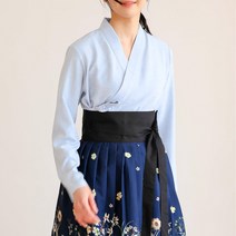 다래원한복 하늘 슬럽 장저고리
