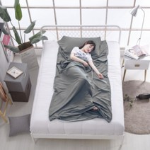 여행용 캠핑 침낭라이너 침낭 이불 패드
