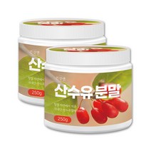 산수유분말 구례 말린 건산수유 가루 산수유차 물 열매 신수유 국내산 X 250g 2통, 2개