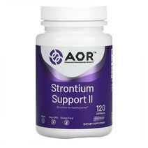 AOR 스트론튬 서포트2 341mg 120식물성캡슐 1통, 1개, 기본
