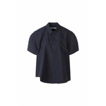 [RE;CODE 여성] Asymmetry Short Sleeve Blouse_RQSAM23556NYX