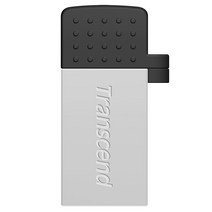 트랜센드 JetFlash 380 OTG USB 2.0 메모리 실버, 16GB
