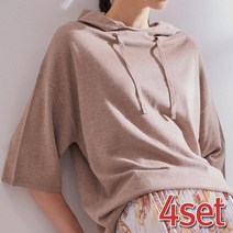 [4SET] 비스코스 소프트 니트 4종 후드2+라운드2
