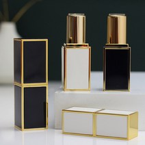 스틱형 립스틱 립밤 공병 고체향수 용기 DIY 화장품, B 화이트, 1개