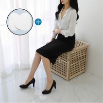 발편한 여성 라운드토 펌프스 호텔리어 유니화 승무원 단체화 정장 면접구두 7cm