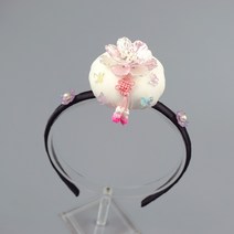 단아 호박 배씨 한복 머리띠 명절 결혼식 한복소품