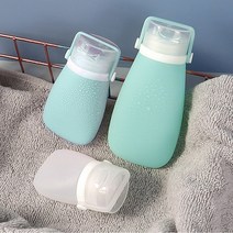 여행용 실리콘 공병 용기 수영 휴대용 샴푸 화장품 로션, 여행용 공병 1.민트, 90ml, 1개