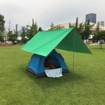 블랙코팅타프 원터치 터널 면 암막 하비 큰 미니 타프, 커튼 4개 아웃소싱, 사파이어 블루