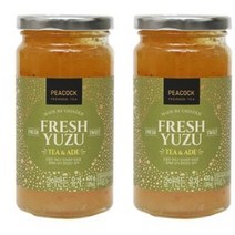 피코크 유자의 상큼함이 가득 담긴 갈아만든 유자차 420g x2개