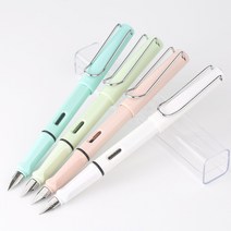 버터필감 마카롱 만년필 저가 입문 선물, OPP 비닐 케이스, 핑크, EF