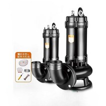 오수용 펌핑 하수 정화조 수중 자동 배수 펌프 220v, 오수펌프750W 2인치5미터 튜브+5미터 라인