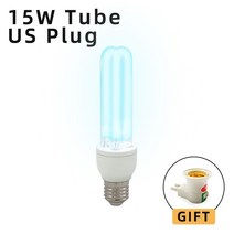 UV살균기 멸균기 소독기 높은 오존 자외선 살균 램프 전구 소독 실내, 01 15W Tube US Plug_01 e27