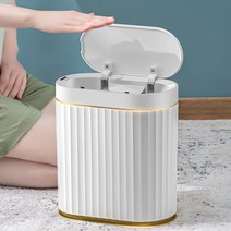 스마트휴지통 쓰레기통 분리수거함 음식물쓰레기통 휴지통 7L 스마트 센서 쓰레기통 부엌 쓰레기 깡통 욕실 조명 럭셔리 가족 거실 균열 휴지통 Cubo Basura, 중국, 12L