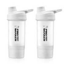 2P 락앤락 프로쉐이커 컨테이너 EVO 750ml, 매트화이트+매트화이트