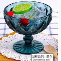 빌레로이앤보흐 보스턴 고블렛 크리스탈 홈카페유리컵 요거트볼 신혼부부집들이선물, C-320ml 블루