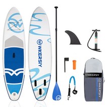 서핑 보드 inflatable stand up paddle board non-slip sup board surfing board with air pump carry bag 서, 푸른