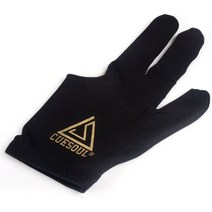 CUESOUL 10개세트 3손가락 당구 장갑 큐, 검은색