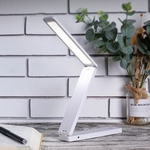 침대독서등 마리스텔라 아르떼미데 D2 LED 데스크 램프 라이트 3 가지 모드 조명 밝기 USB 듀얼 전원 공급 장치 시스템 눈 보호 학습 읽기 책상 선물 조절 가능 충전식, [01] Standard