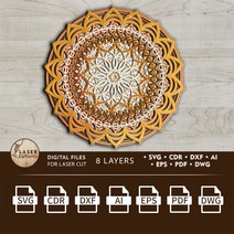 다용도 레이저 커팅기 조각기 심장 귀걸이 템플릿 번들 컷 벡터 파일 레이아웃 컷 용