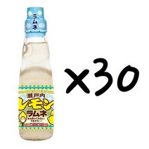 사이토 라무네 200ml x 30개 레몬 일본 구슬 사이다 탄산 음료수