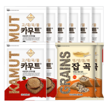 삼원농산 정품 카무트 500g/8개(4kg) + 국내산 검정보리 500g/2개 [총5kg] KAMUT