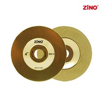 지노 다이아몬드 옵셋(골드) ZDO-4 4인치 원형톱날 그라인더날 면취작업 칼 가위 연마