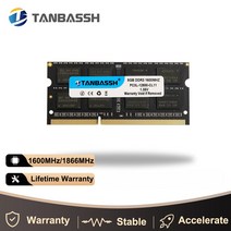 TANBASSH-노트북 메모리 램 4GB 8GB DDR3 1600MHz 1333MHz 1.35v 1.5v Sodimm, [02] 4GB 1333 1.5v, 02 4GB 1333 1.5v