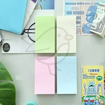새임 재생지 스티키노트 100매 핑크 종이스티커 할일메모스티커 캐릭터스티커