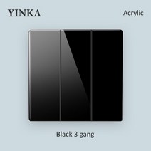 융스위치 iot스위치 IOT스위치 융콘센트 YINKA EU 영국 표준 빛 스위치 벽 안전 1 갱 단방향/2 방법 Recess, 18 3 GANG_01 1 Way