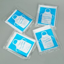 가민 일회용 방수앞치마 주방 위생 김장용 업소용 비닐 앞치마, 일회용 앞치마(아동용)