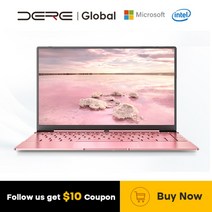 저렴한 노트북 인강 경량 미니 휴대용 학생 셀러론 N5095 V14s, CHINA_Pink | 6GB RAM 64GB SSD, 16GB