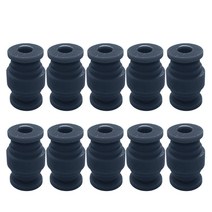 액션캠 카메라 드론 액세서리 10 Pcs 고무 댐퍼 공 비행 컨트롤러 소프트 마운트 충격 흡수 공, 검은색