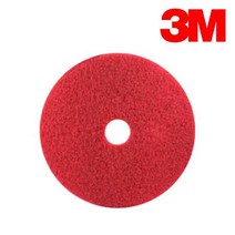3M 플로어패드 5매입 적색 16인치 박리 패드 바닥세정 버핑 스크레치제거 광택 왁스코팅 오염물제거 건식바닥