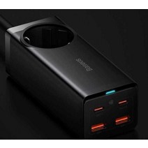 100W 빠른 충전 TYPE-C USB 멀티충전기, EU65W2U+2C+1AC