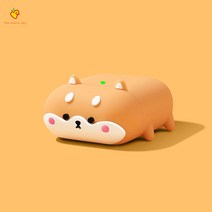 The starry sky 에어팟3세대케이스 에 적용하다 이어폰 커버 올인클루시브 보호 블루투스 보호 케이스, 파파 시바 이누, 에어팟 3세대