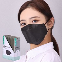 엠크린 황사마스크 대형 KF94 블랙, 50개입, 2개