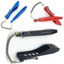 M앤K 피쉬그립홀더세트 물고기집게 케이스포함 피쉬 그립 물고기 집게/고기집게/랜딩 그립/그립퍼/피쉬 홀더/낚시용품/낚시/바다/민물/루어, 레드