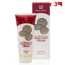 Natures Beauty mud heat cream 네이쳐스뷰티 머드 히트 크림 200g 3팩