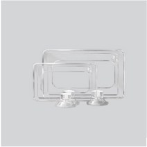 아크릴 먹이 링 떠 다니는 물고기 곡물 거북이 고정, 01 WHITE_02 10X16cm