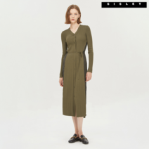 시슬리(Sisley) 우븐패치 가디건형 니트 원피스 SAKO04141