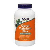 나우푸드 코랄 칼슘 플러스 베지 캡슐 글루텐 프리, 250개입, 1개