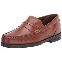 Rockport 남성용 프레스턴 페니 로퍼 Java Tumbled 7 Wide
