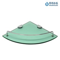 SW 강화코너선반 욕실선반 유리선반 코너선반, 혼합색상, 1