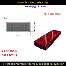 트레일러 스프링 캠핑카 카라반 스프링트레일러 트럭 캐러밴 반사경 e4 승인 부품 42, 없음