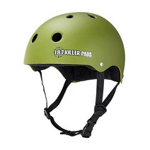 187 Killer Pads 스웨트세이버(Sweatsaver) 안감이 있는 프로 스케이트 헬멧, Medium