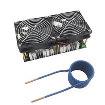 고주파가열기 2500W ZVS 인덕션 히터 가열 PCB 보드 고주파 기계 용융 금속 + 코일 Mayitr 도가니 펌프, 브라운