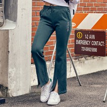 아키클래식 ACL 클럽 부츠컷 트임 스웨트 팬츠 파인 그린 외