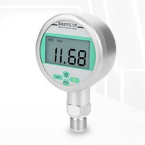 디지털 압력 게이지 LCD 디스플레이 배터리 구동 공기압 측정기 Psi Bar Kpa 수압 0-60Mpa 80mm, 03 0-0.25Mpa_09 NPT1-2 Axial